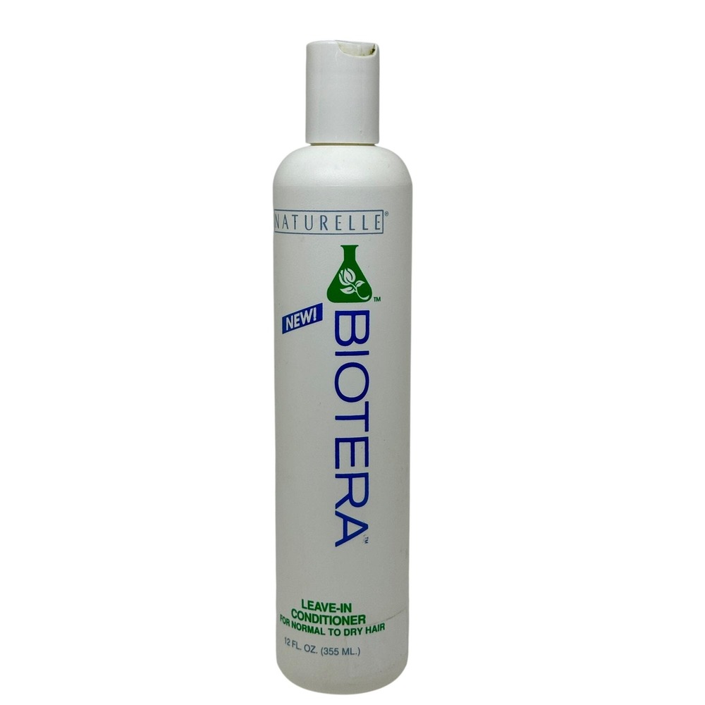 OS Vintage 1990s NATURELLE BIOTERA DETANGLING RINSE Hair USA Advertising Bottle